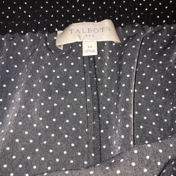 Talbots Polyester Polkadot Pants - Picture 3 of 3